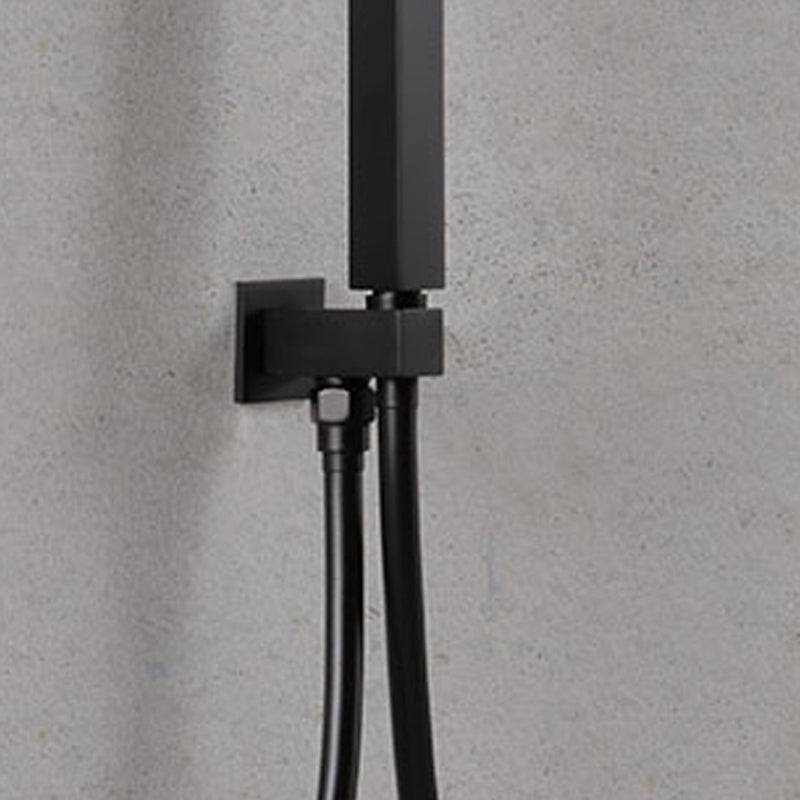 Presa acqua 1/2" quadra con supporto integrato colore nero opaco by CeramicStore | Lo specialista del tuo bagno