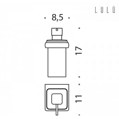 Spandisapone in ottone collezione Lulà¹ di Colombo Design by CeramicStore | Lo specialista del tuo bagno