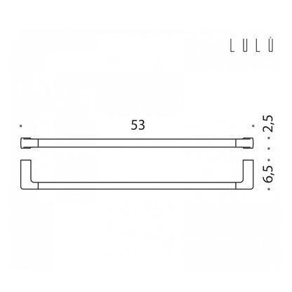 Porta salvietta 53cm in ottone collezione Lulà¹ di Colombo Design by CeramicStore | Lo specialista del tuo bagno