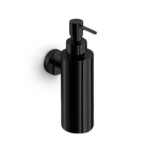Dosasapone a parete da 180ml di Lineabeta collezione Baketo in Ottone verniciato Nero by CeramicStore | Lo specialista del tuo bagno