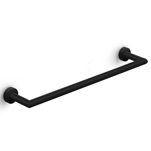 Porta asciugamani a muro di Lineabeta collezione Baketo in ottone verniciato Nero da cm 60 by CeramicStore | Lo specialista del tuo bagno