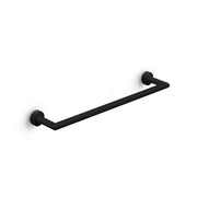Porta asciugamani a muro di Lineabeta collezione Baketo in ottone verniciato Nero cm 50 by CeramicStore | Lo specialista del tuo bagno