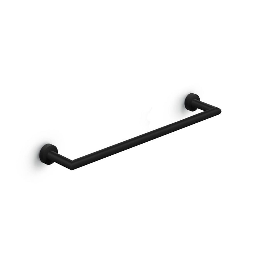 Porta asciugamani a muro di Lineabeta collezione Baketo in ottone verniciato Nero cm 50 by CeramicStore | Lo specialista del tuo bagno