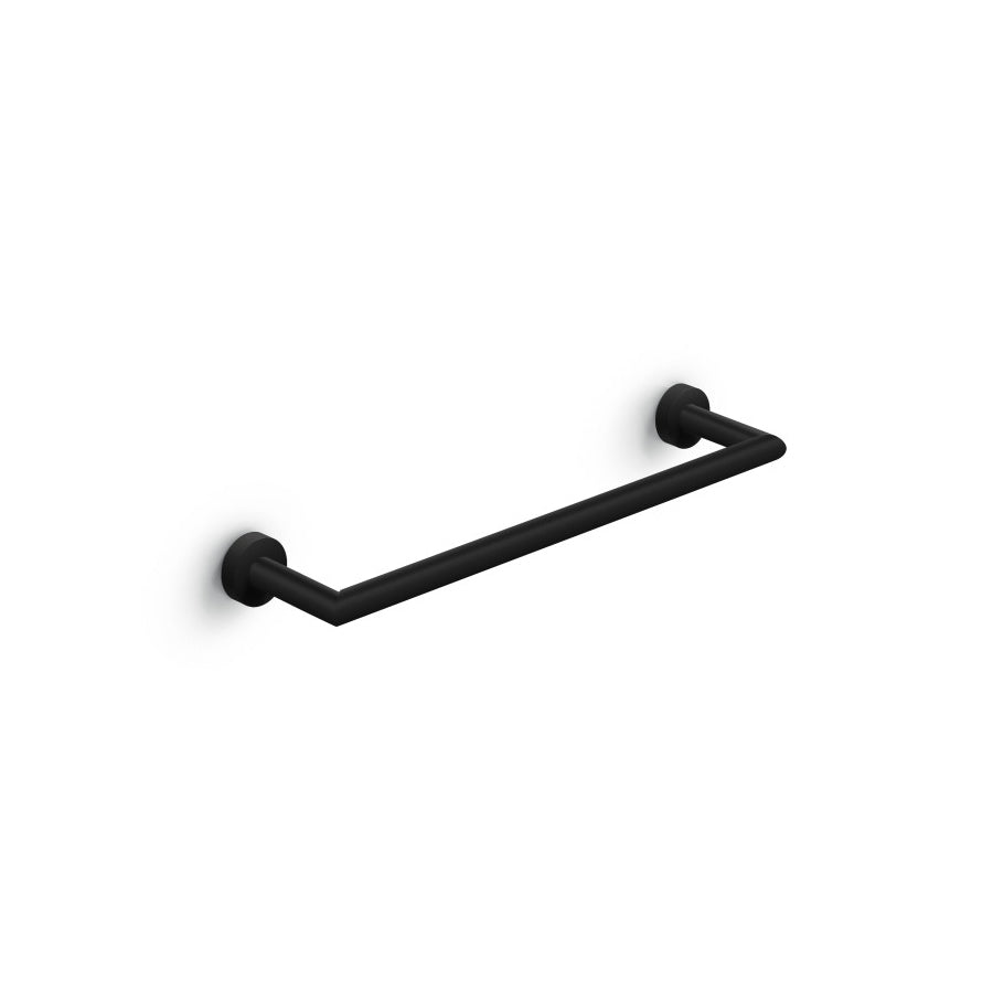 Porta asciugamani a muro di Lineabeta collezione Baketo in ottone verniciato Nero cm 30 by CeramicStore | Lo specialista del tuo bagno