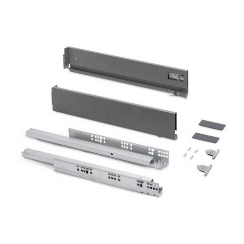 Coppia ricambio guide cassetti elegance 93x400 h.93 x p.400 mm