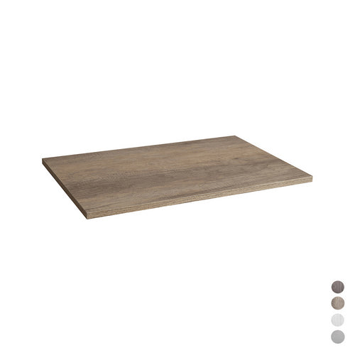 Top in legno per base mod. unika cm 80x46x1 8 olmo scuro