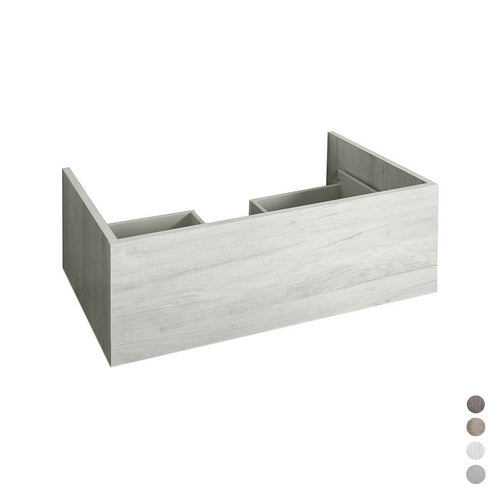 Base 1 cassetto con vano sifone mod. unika cm 70x45 5xh.25 olmo bianco