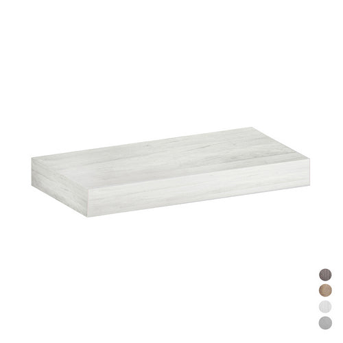 Mensola per lavabo mod. unika h 10 cm 120x46xh.10 olmo naturale