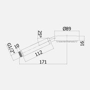 Doccetta Paffoni Soft in ABS effetto acciaio con ugelli anticalcare by CeramicStore | Lo specialista del tuo bagno