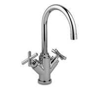 Miscelatore lavabo Paffoni Quattro con scarico e doppia maniglia a croce by CeramicStore | Lo specialista del tuo bagno