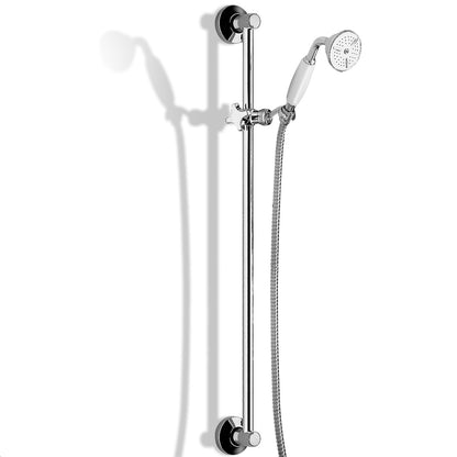 Saliscendi Paffoni Belinda con doccia retrà² e asta in metallo by CeramicStore | Lo specialista del tuo bagno