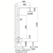 Paffoni mod. LEVEL PLUS Colonna doccia ZCOL 607 by CeramicStore | Lo specialista del tuo bagno