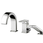 Miscelatore bordo vasca Paffoni Elle con set doccia e bocca di erogazione by CeramicStore | Lo specialista del tuo bagno