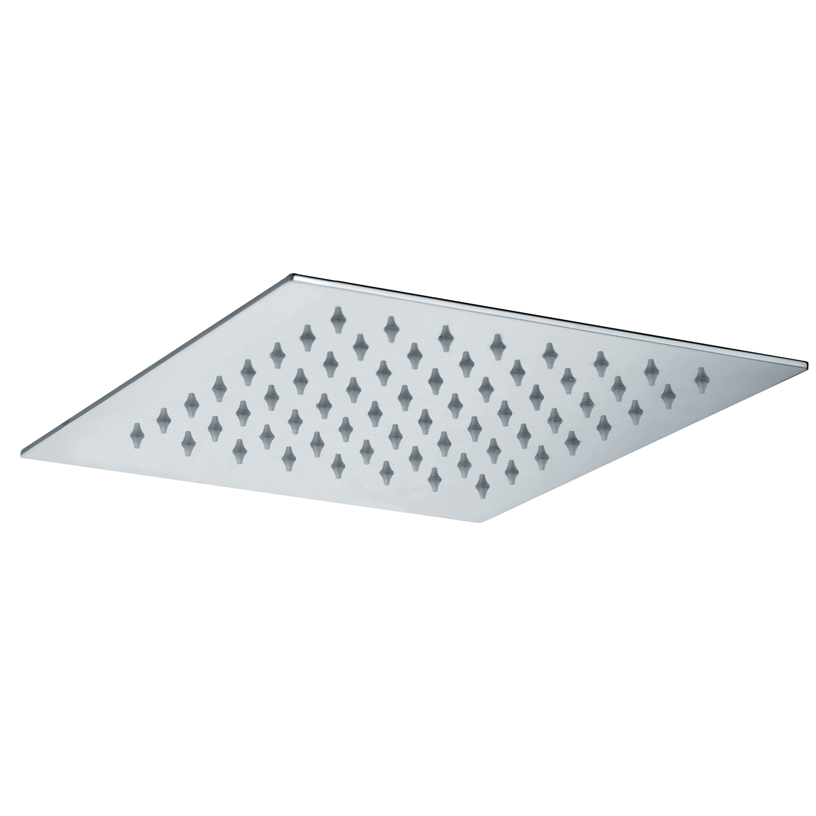 Soffione anticalcare ultraslim in metallo Paffoni Hawai 20x20 cm con snodo by CeramicStore | Lo specialista del tuo bagno