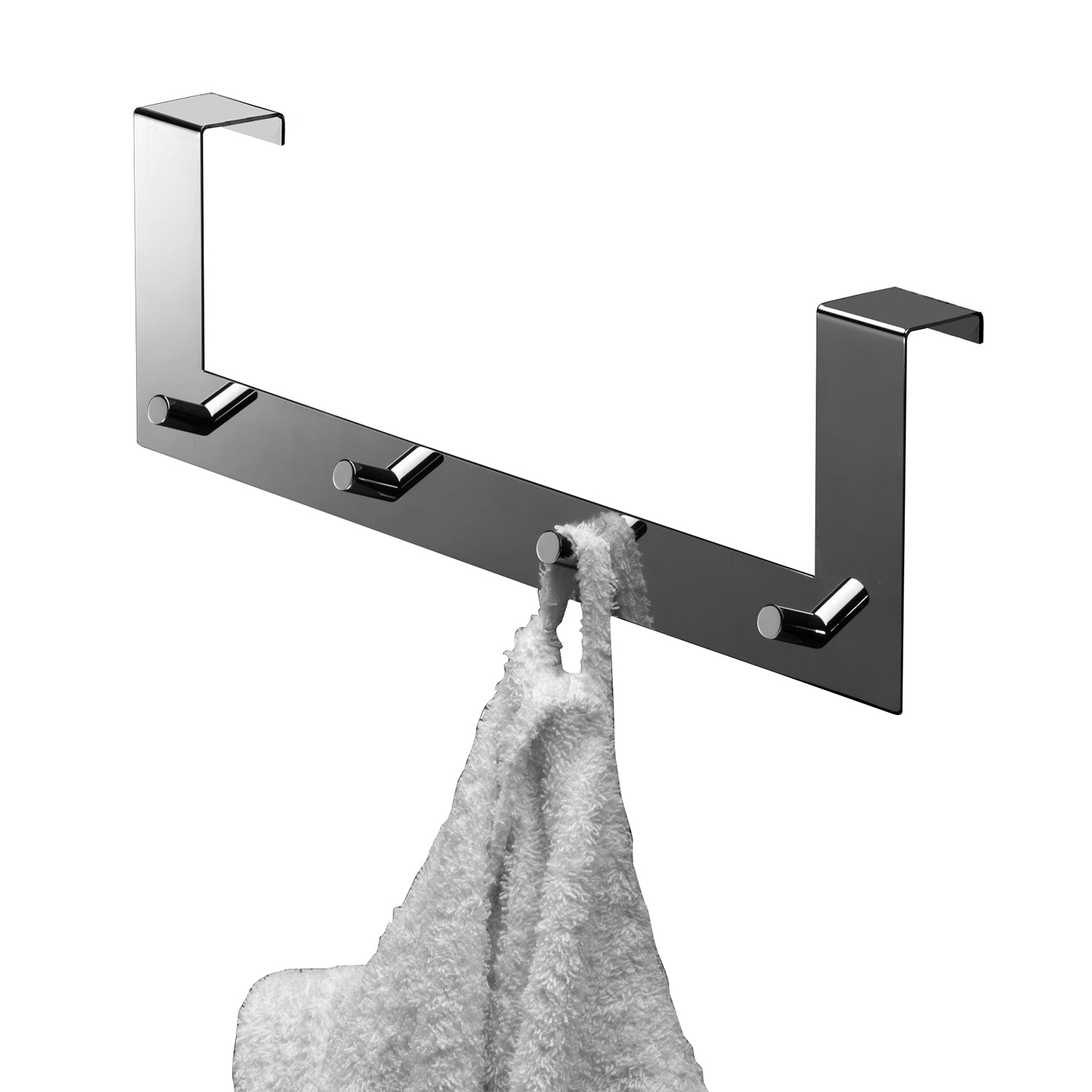 Appendiabiti Morgana multiplo sopraporta da 40 mm - Cromato by CeramicStore | Lo specialista del tuo bagno