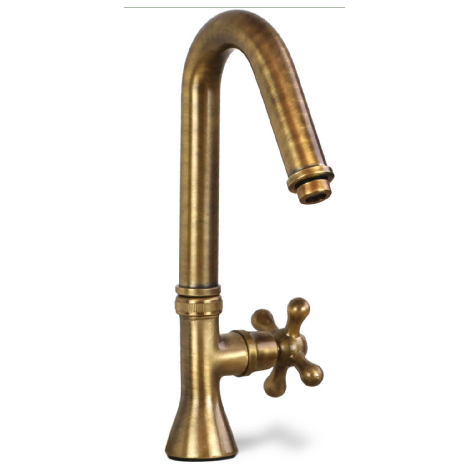 Miscelatore lavello da giardino in ottone brunito con attacco 1/2" solo acqua fredda by CeramicStore | Lo specialista del tuo bagno