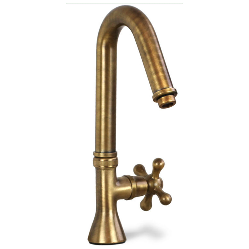 Miscelatore lavello da giardino in ottone brunito con attacco 1/2" solo acqua fredda by CeramicStore | Lo specialista del tuo bagno
