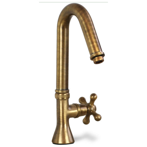 Miscelatore lavello da giardino in ottone brunito con attacco 1/2" solo acqua fredda by CeramicStore | Lo specialista del tuo bagno