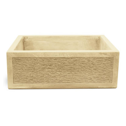Acquaio da giardino in cemento nocciola cm 45x35x16h cm modello Best by CeramicStore | Lo specialista del tuo bagno