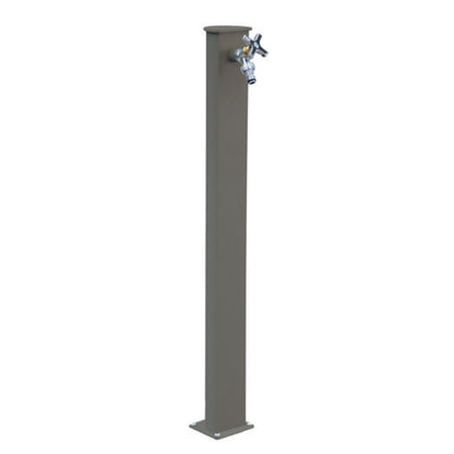 Punto acqua a terra con rubinetto in alluminio verniciato tortora modello Fasten by CeramicStore | Lo specialista del tuo bagno