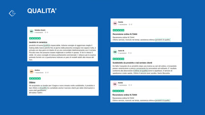 Rubinetto miscelatore Lavabo Alto senza scarico  in acciaio inox Finitura Spazzolata con Maniglia colore Cipria Tubico Colorado