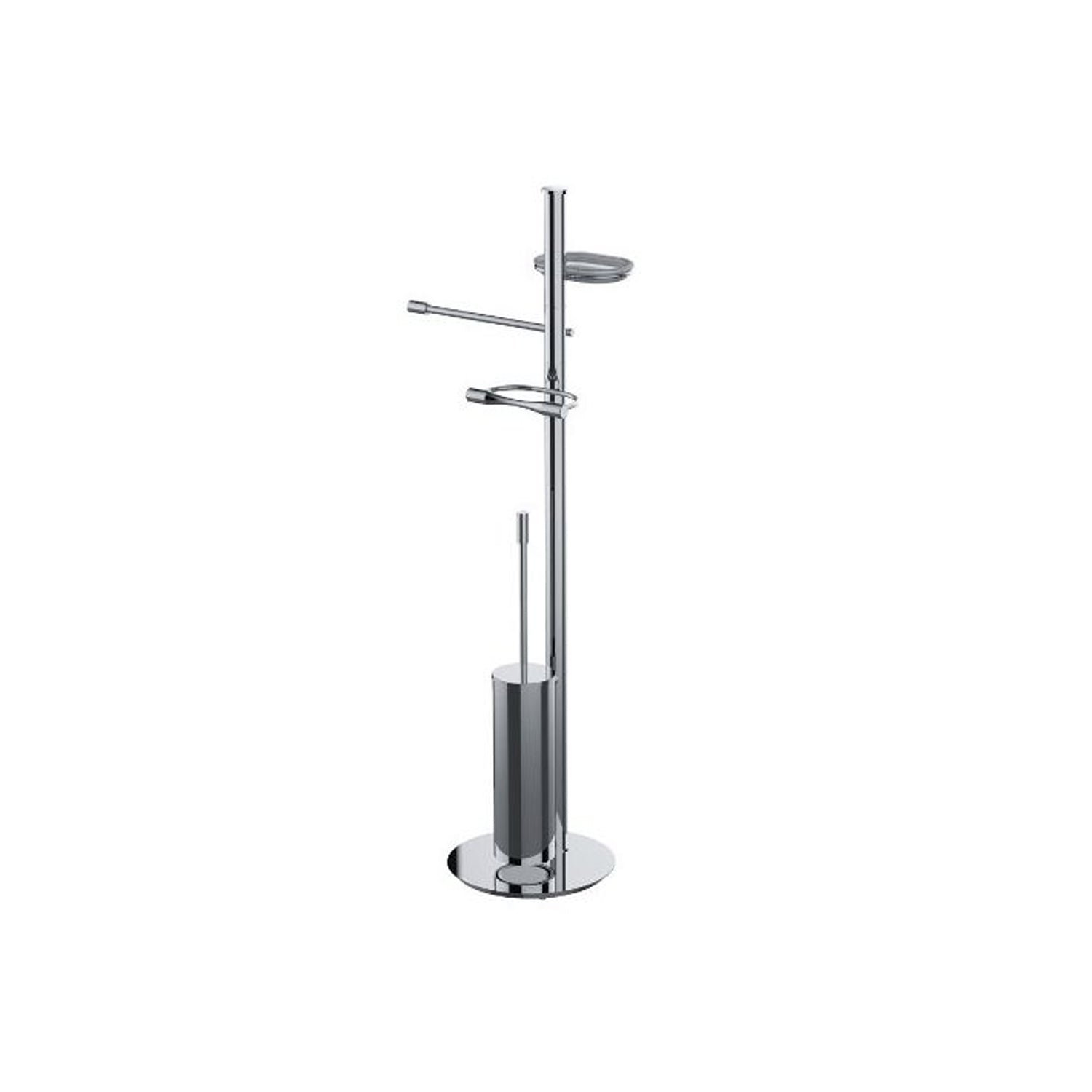 Piantana completa in ottone cromato Isole di Colombo Design