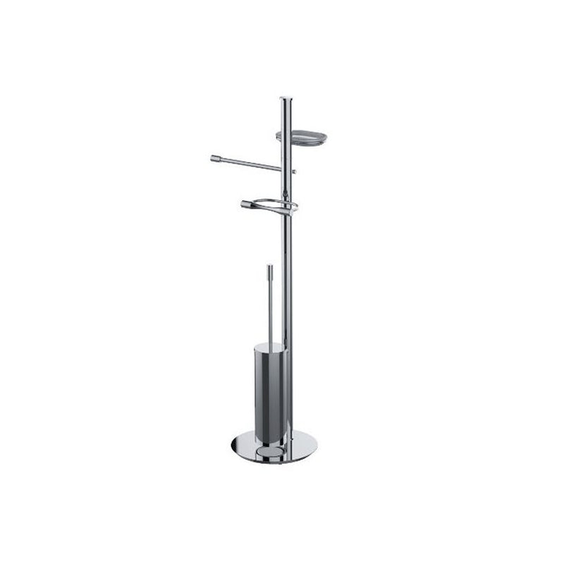 Piantana completa in ottone cromato Isole di Colombo Design