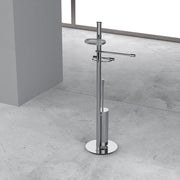 Piantana completa in ottone cromato Isole di Colombo Design