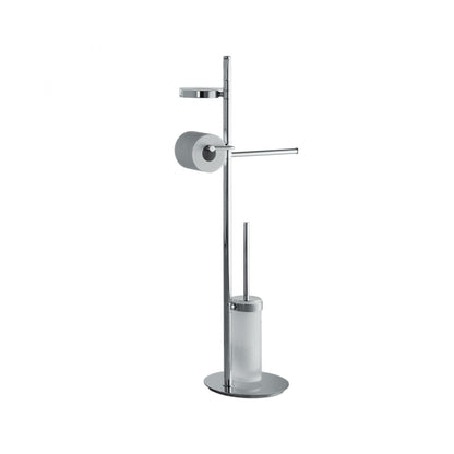 Piantana completo in ottone e vetro acidato Planets di Colombo Design