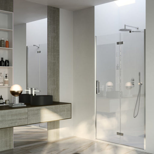 Porta doccia battente versione destra cm 75 modello Atlas in cristallo temperato mm 8 by CeramicStore | Lo specialista del tuo bagno