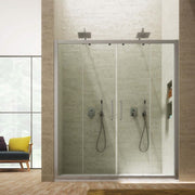 Porta Doccia Scorrevole a 2 ante 160 cm in cristallo trasparente da 6 mm by CeramicStore | Lo specialista del tuo bagno
