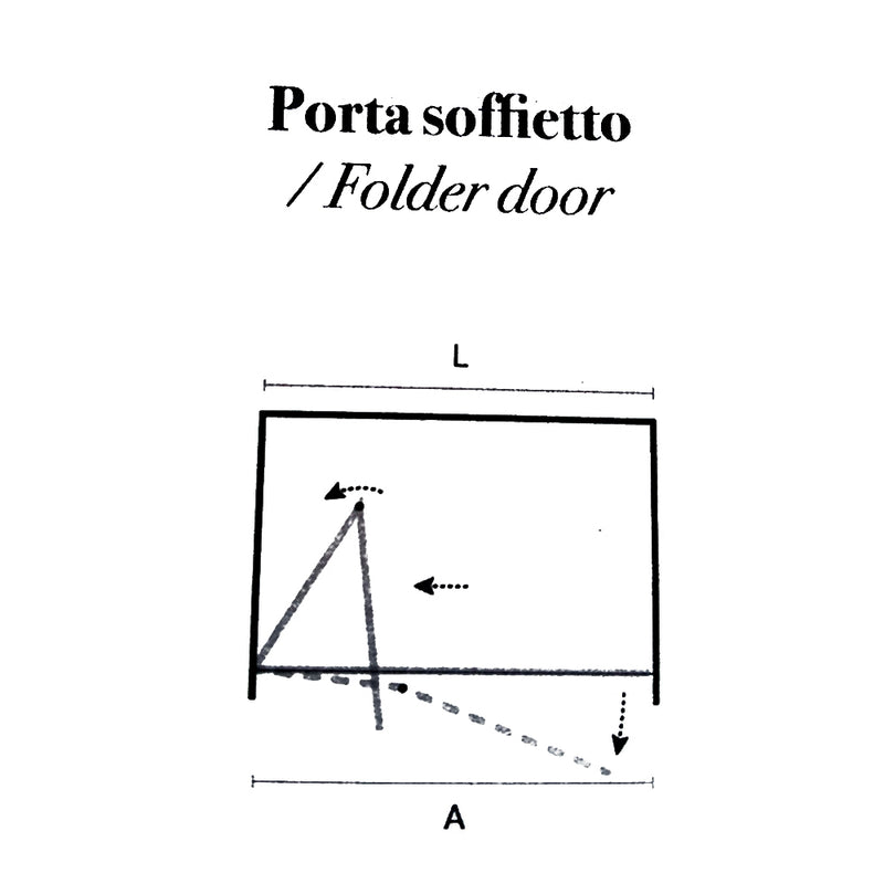 Porta doccia con apertura a soffietto da 70 cm in cristallo trasparente temperato 6 mm by CeramicStore | Lo specialista del tuo bagno
