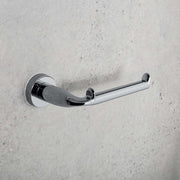 Portarotolo in ottone cromato Colombo Design collezione Basic Con fissaggio a tassello e ad incollo con kit opzionale