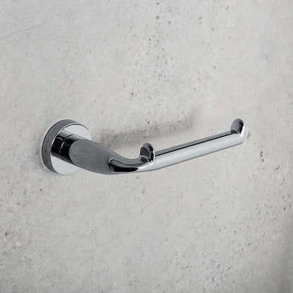 Portarotolo in ottone cromato Colombo Design collezione Basic Con fissaggio a tassello e ad incollo con kit opzionale