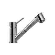 Miscelatore lavello monoforo con canna orientabile serie Birillo modello BI183CR-RED cromato Paffoni by CeramicStore | Lo specialista del tuo bagno