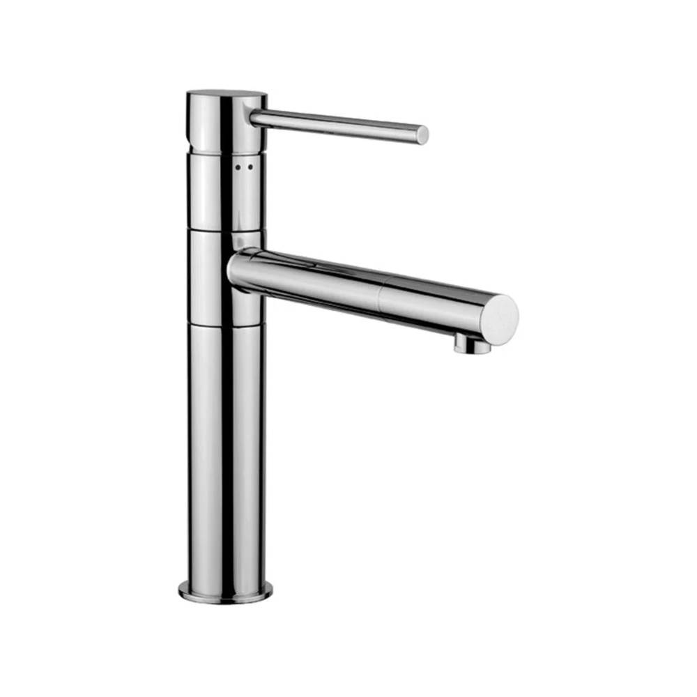 Miscelatore lavello alto monoforo con canna orientabile orizzontale serie Birillo modello BI188CR cromato Paffoni by CeramicStore | Lo specialista del tuo bagno