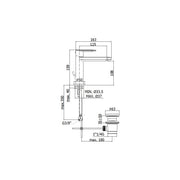 Miscelatore lavabo monocomando con scarico clic clac serie Candy modello CA071HKCR cromato Paffoni by CeramicStore | Lo specialista del tuo bagno