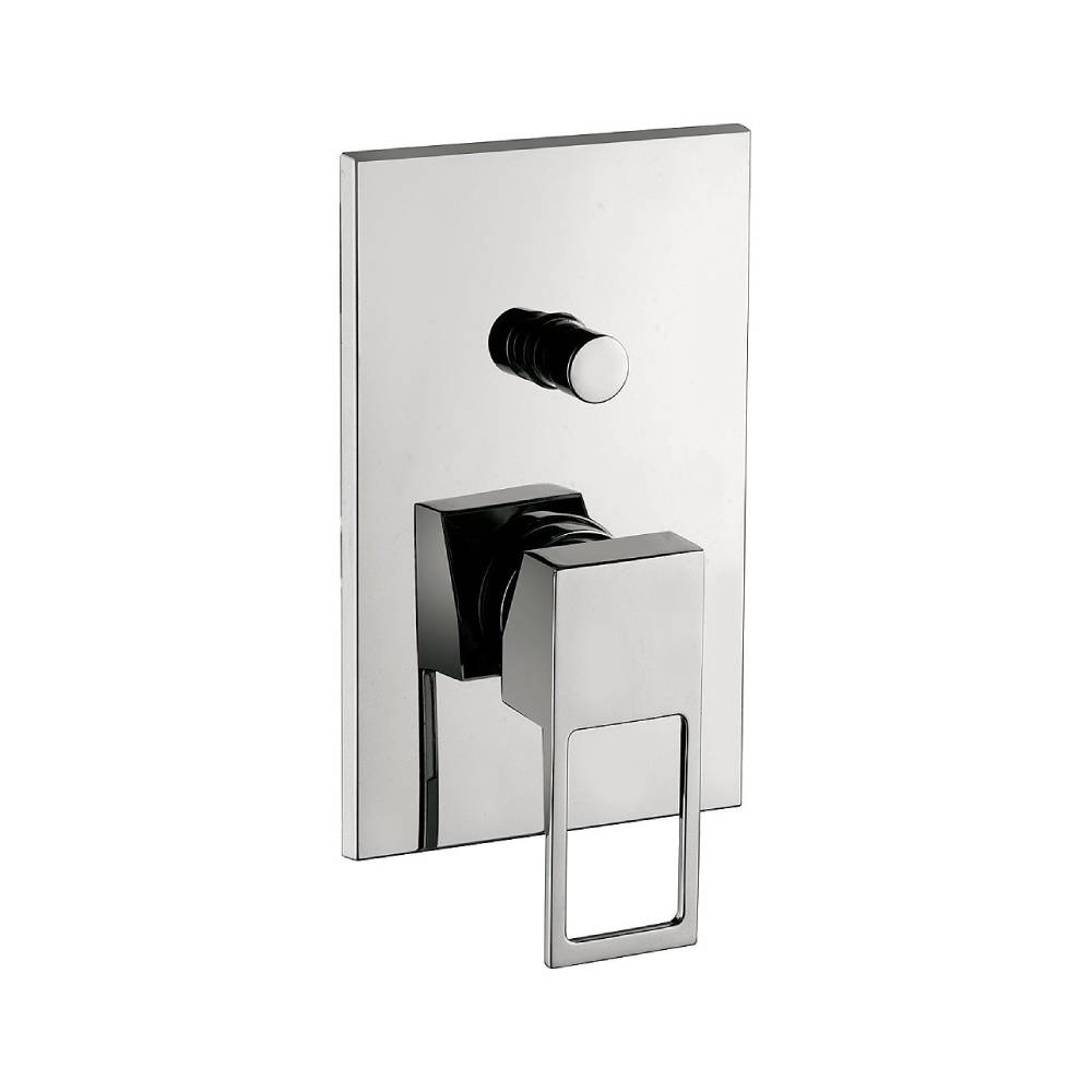 Miscelatore incasso doccia con piastra in metallo con deviatore serie Effe modello EF015CR/M cromato Paffoni by CeramicStore | Lo specialista del tuo bagno