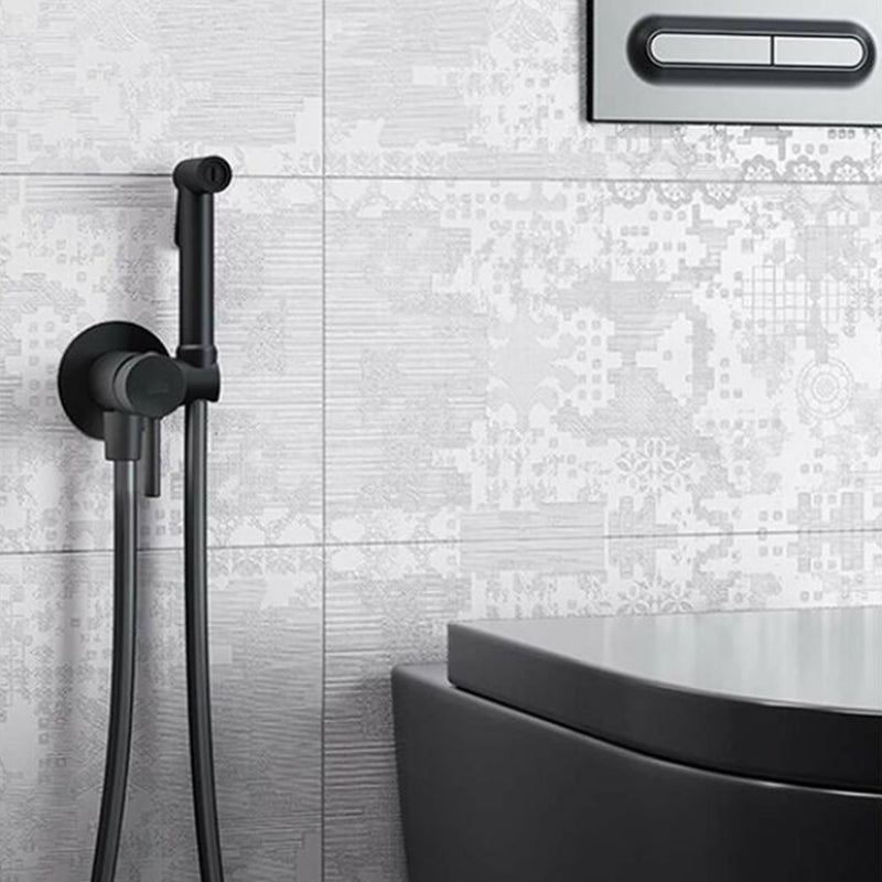 Set bidet incasso tondo Paffoni con miscelatore colore nero opaco by CeramicStore | Lo specialista del tuo bagno