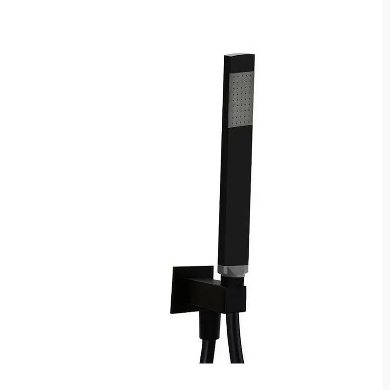 Set doccia quadro Paffoni con presa acqua incorporata colore nero opaco by CeramicStore | Lo specialista del tuo bagno