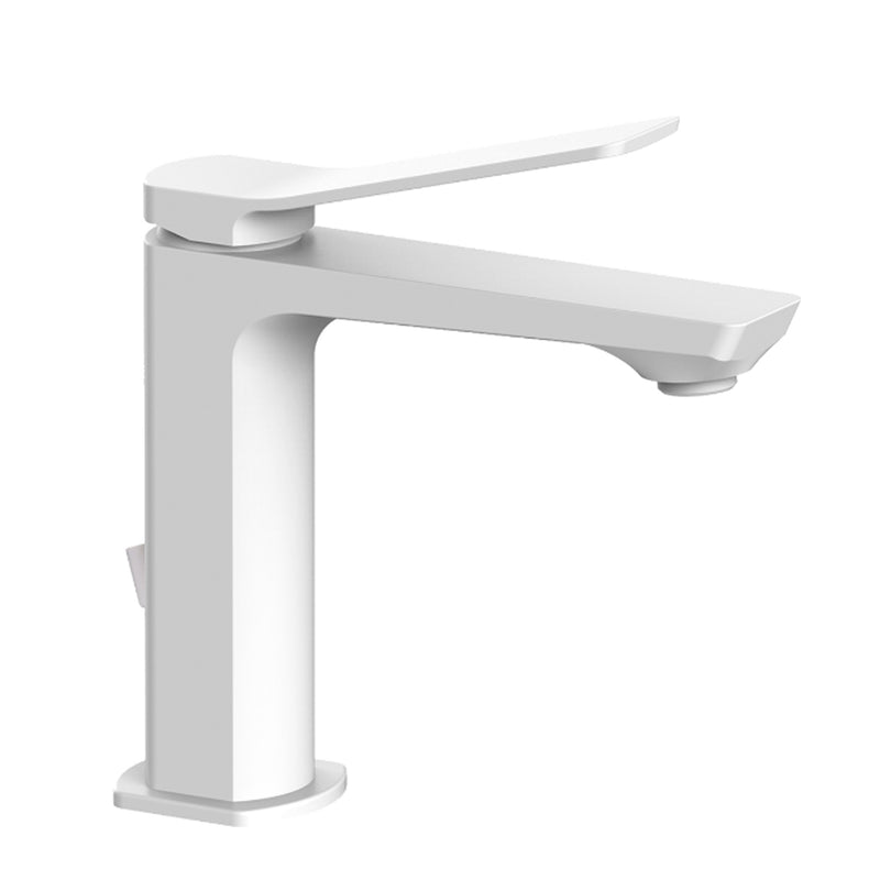 Miscelatore lavabo con scarico automatico Paffoni Tilt Bianco Opaco by CeramicStore | Lo specialista del tuo bagno