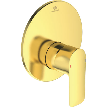 Miscelatore monocomando doccia senza corpo incasso Ideal Standard Connect AIR BrushedGold by CeramicStore | Lo specialista del tuo bagno