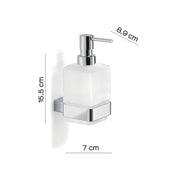 Dispenser Sapone a parete di Gedy serie Lounge con erogatore in Ottone - Cromato by CeramicStore | Lo specialista del tuo bagno