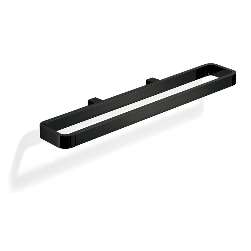 Portasalviette attrezzabile 5447 Gedy serie Lounge - Nero Matt