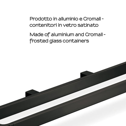 Portasalviette attrezzabile 5447 Gedy serie Lounge - Nero Matt