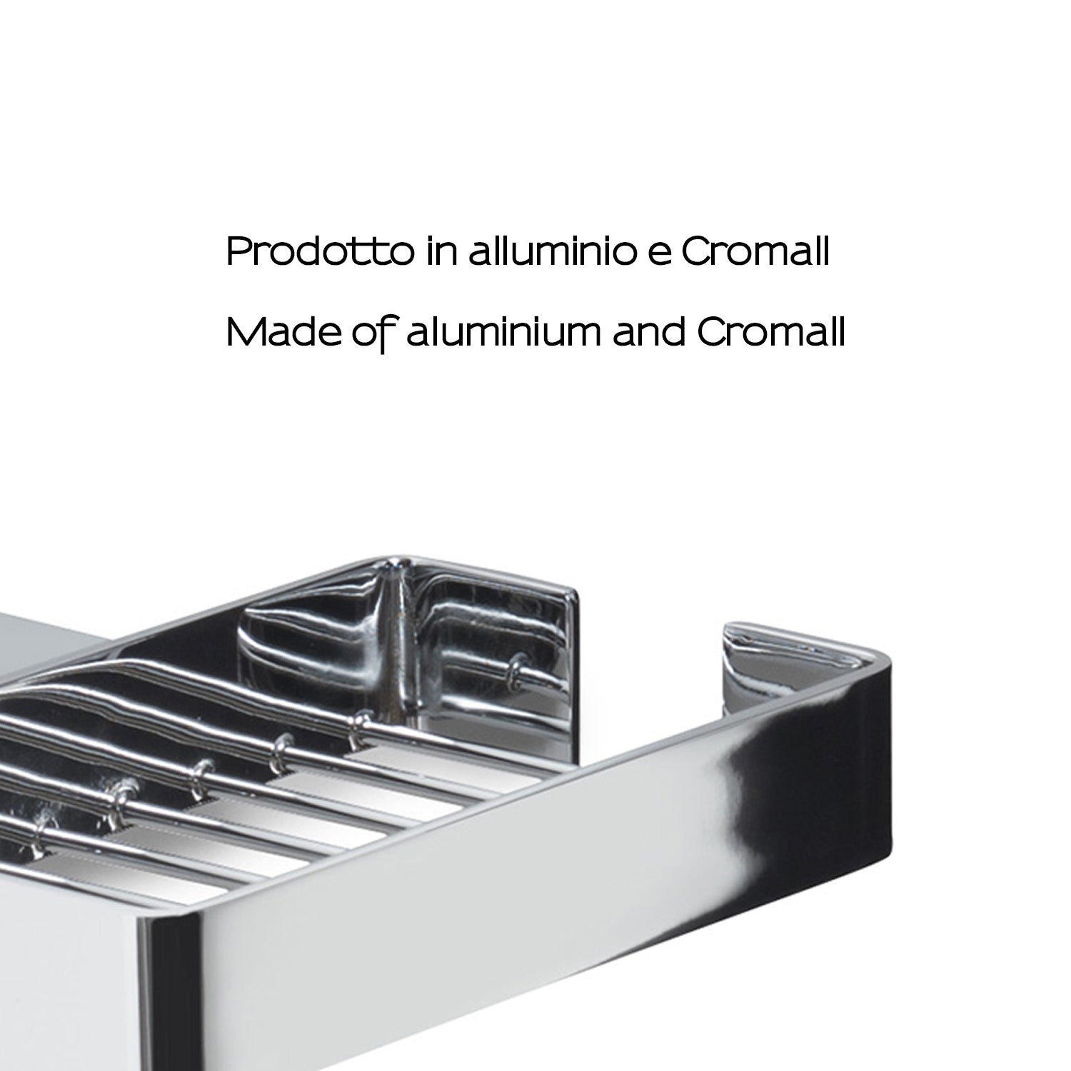 Portaoggetti doccia a parete Gedy serie Lounge - Cromato by CeramicStore | Lo specialista del tuo bagno
