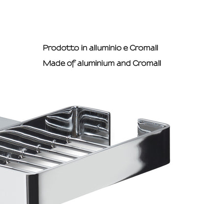 Portaoggetti doccia a parete Gedy serie Lounge - Cromato by CeramicStore | Lo specialista del tuo bagno
