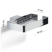 Portaoggetti doccia a parete Gedy serie Lounge - Cromato by CeramicStore | Lo specialista del tuo bagno
