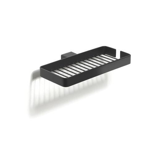 Portaoggetti doccia doppio a parete Gedy serie Lounge - Nero Matt by CeramicStore | Lo specialista del tuo bagno