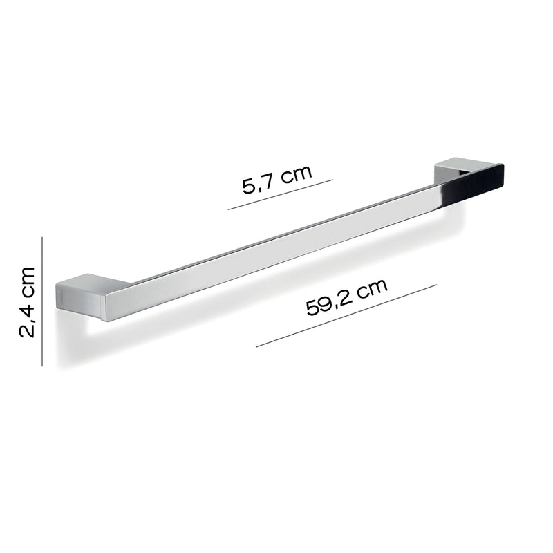 Portasalviette a parete Gedy serie Lounge 60 cm - Cromato by CeramicStore | Lo specialista del tuo bagno